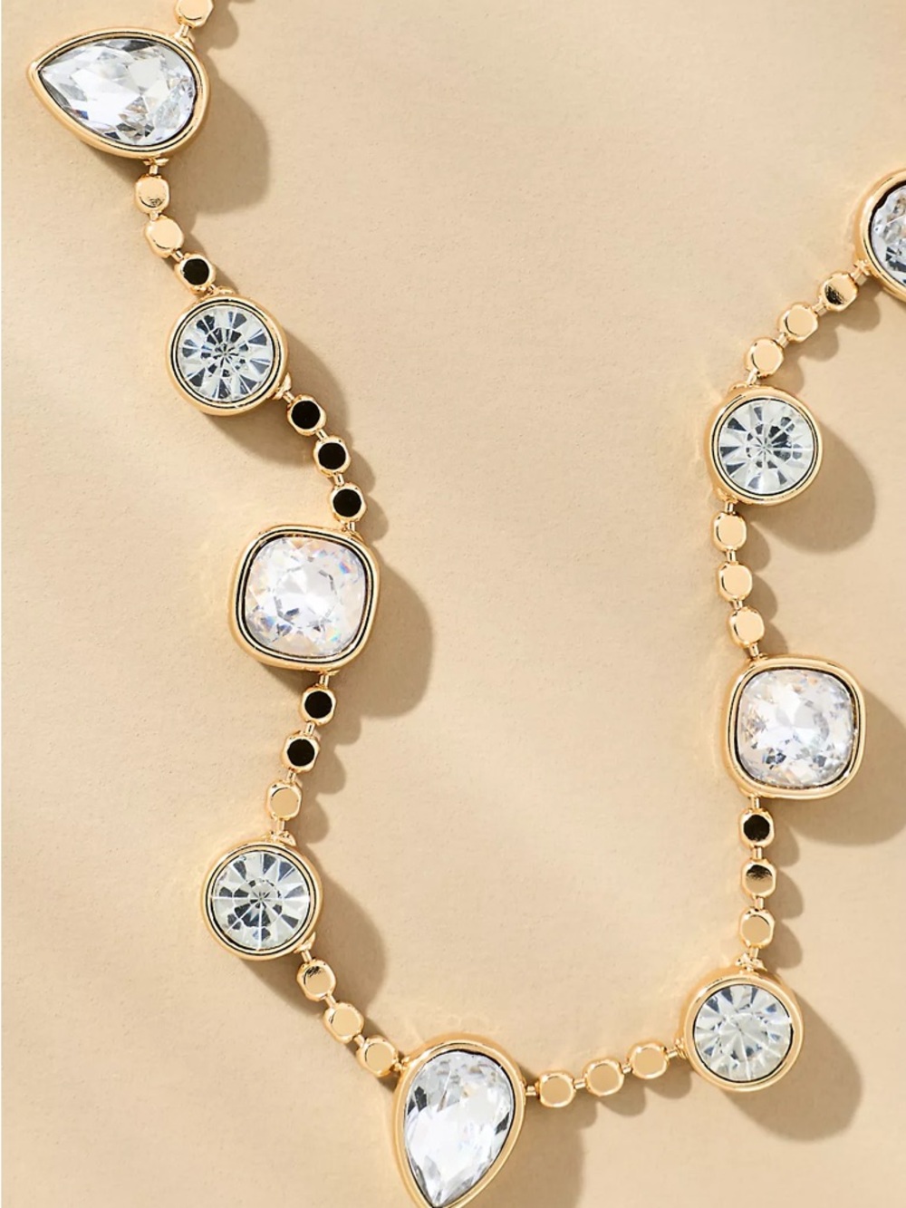 Anthropologie Glam Crystal Necklace - Picture 2 of 2